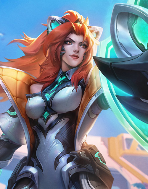 Artwork of Battle Lion Leona Artwork of Battle Lion Leona