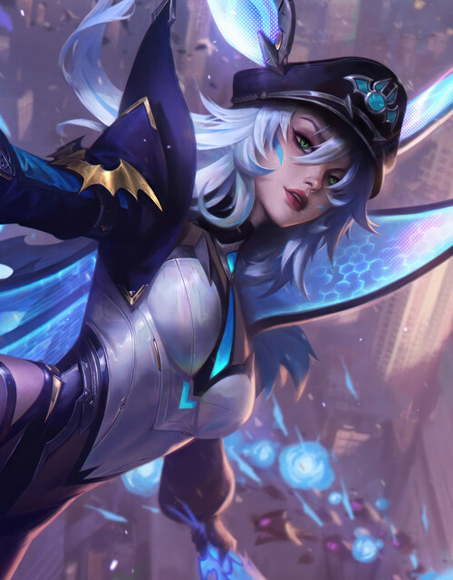 Artwork of Battle Bat Xayah Artwork of Battle Bat Xayah