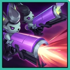 Icon for the base weapon Gattling Bunny-Guns